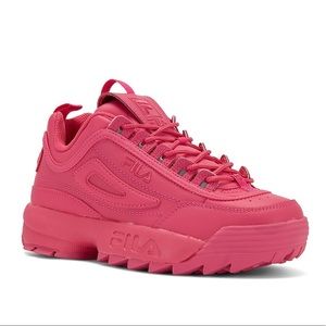 PINK FILA Disruptor size 7